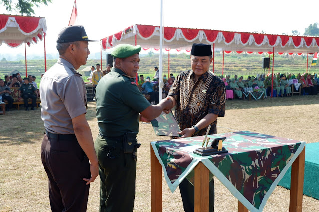 KodimKaranganyar - Dengan Dibacakan Amanat Gubernur Jateng, TMMD Sengkuyung Tahap III Resmi Di Buka