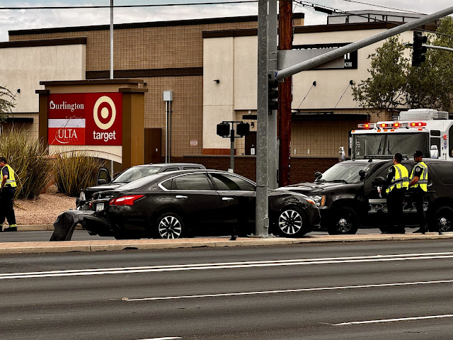 Afternoon Crash in Mesa Sends One to Hospital, Shuts Down Northbound Power Rd.