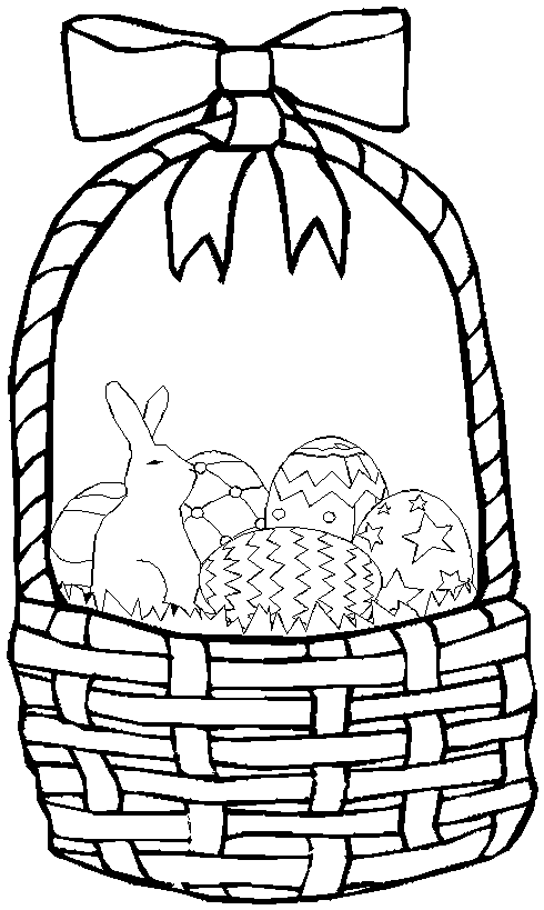 Easter Basket Coloring Pages coloring pages for easter pictures. Easter Basket Coloring Pages