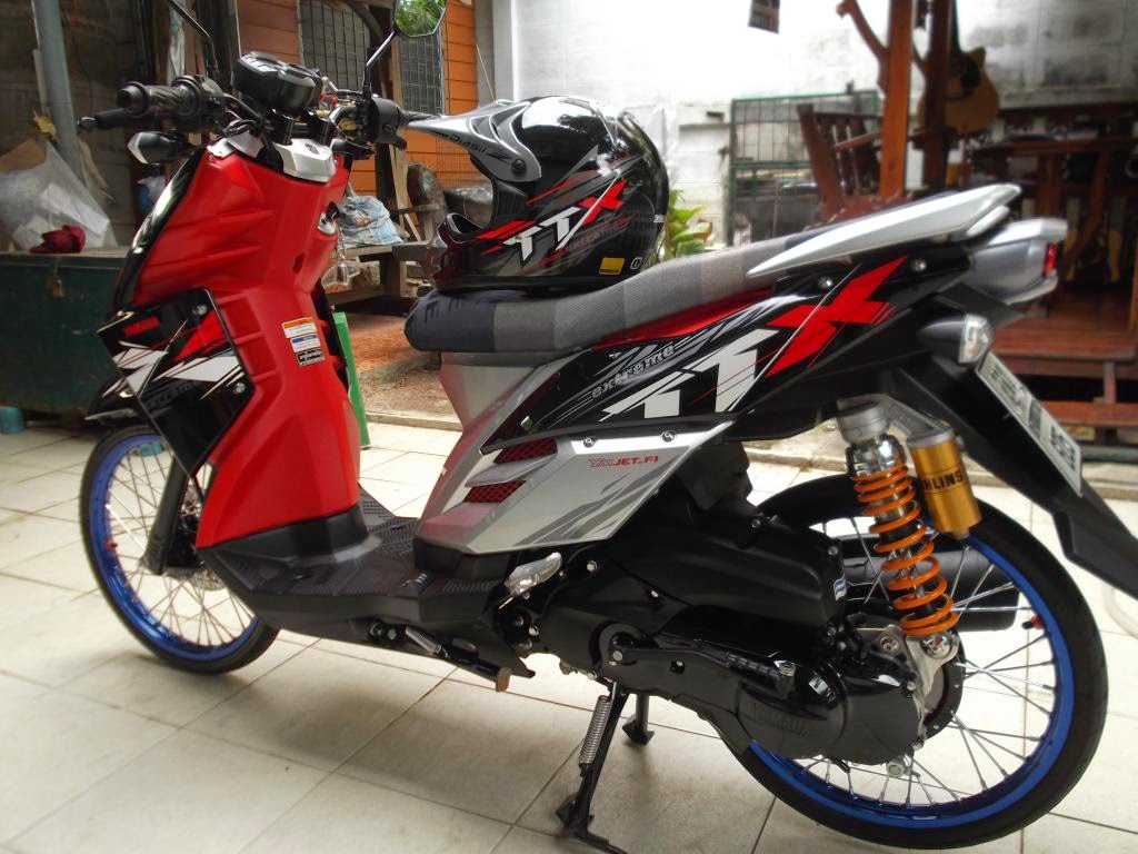 Modifikasi Motor Yamaha X Ride Velg Jari Jari 17 Modifikasi