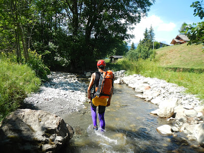 Canyoning à La Belle au Bois Megève Manu RUIZ