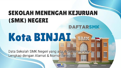 Daftar SMK Negeri di Kota Binjai Sumatera Utara