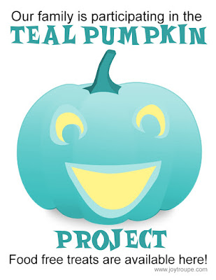 http://www.foodallergy.org/teal-pumpkin-project#.ViakDiu1Nyo