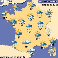 Resultado de la imagen del tiempo en Francia