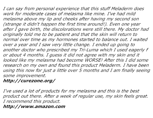 If you want a melasma treatment that works, click here to learn more 