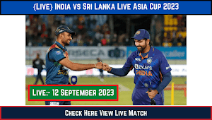 India vs Sri Lanka Live Asia Cup 2023