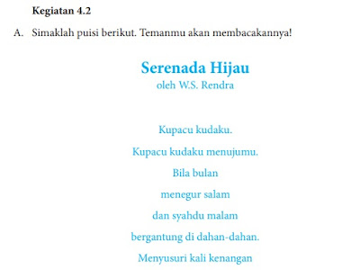 Kunci Jawaban Bahasa Indonesia Kelas 8 Bab 4 Halaman 100,101 Kegiatan 4.2
