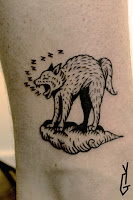 Tattoo Yonni-Gagarine : Wake up Fox Cloud Sleeping