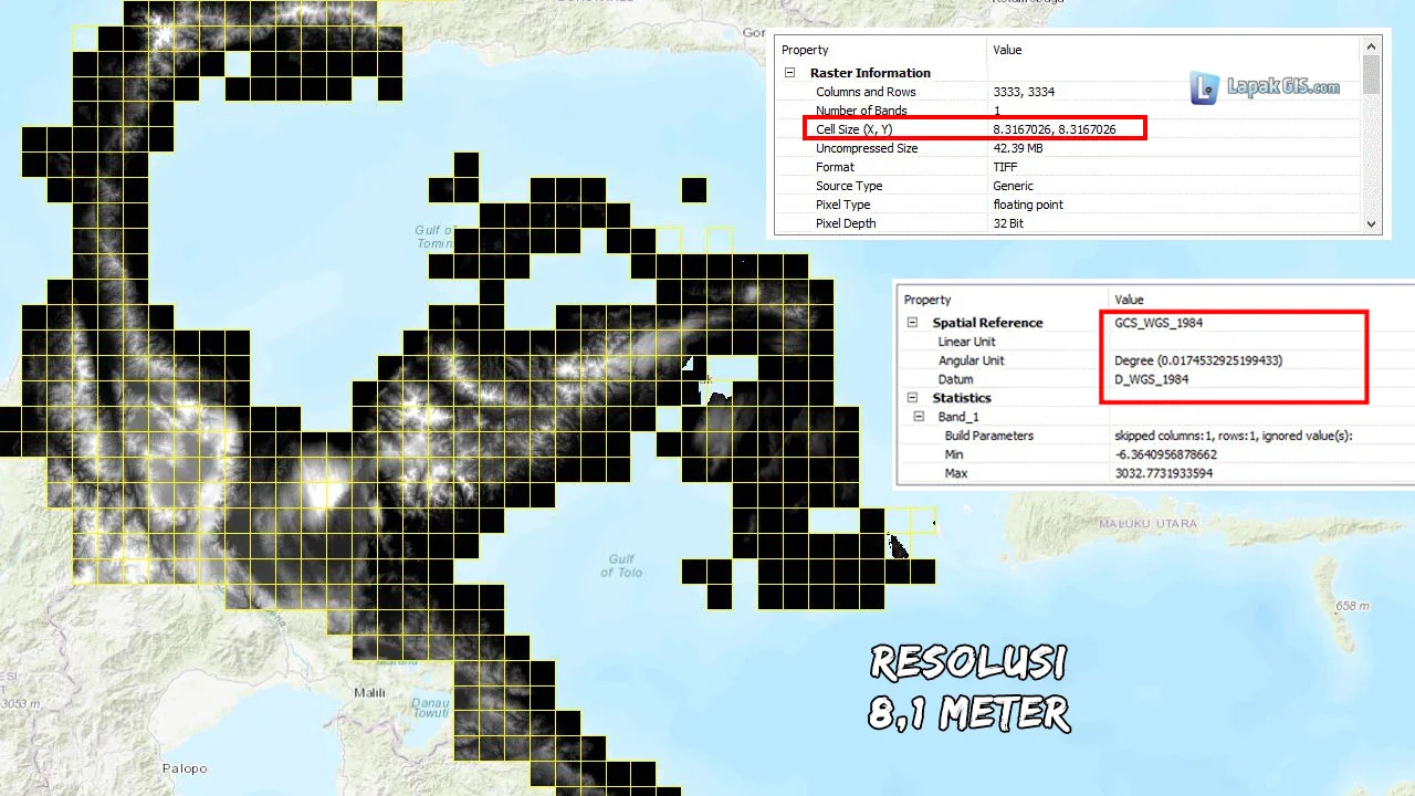 DEM Nasional (DEMNAS) Provinsi Sulawesi Tengah Terbaru