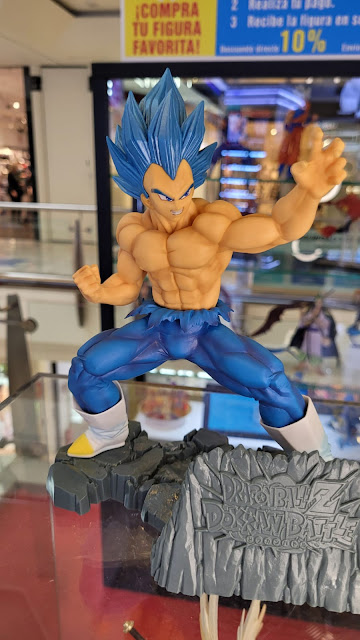 exposición de figuras Banpresto en el C.C. La Vaguada (Madrid)