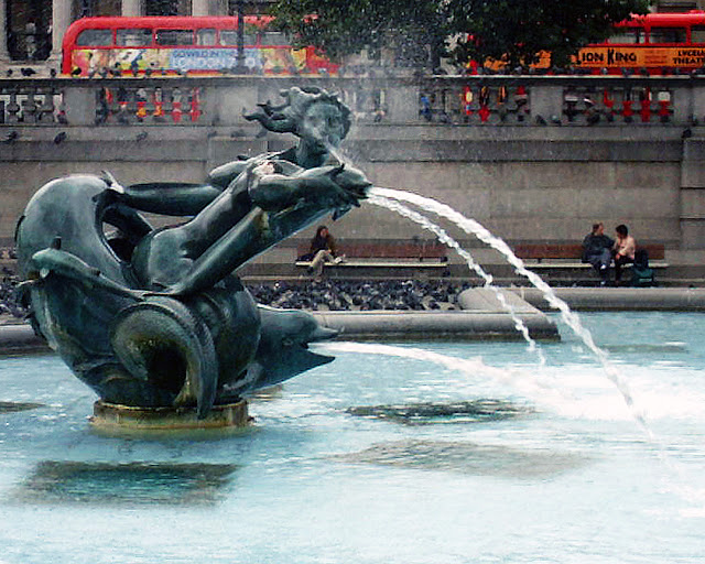 Fountain, Trafalgar Square, London