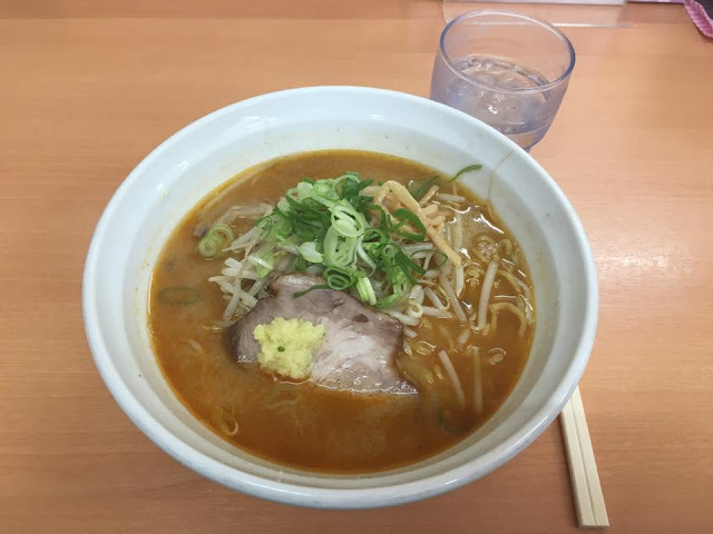 麵屋彩未的招牌，辛味噌拉麵