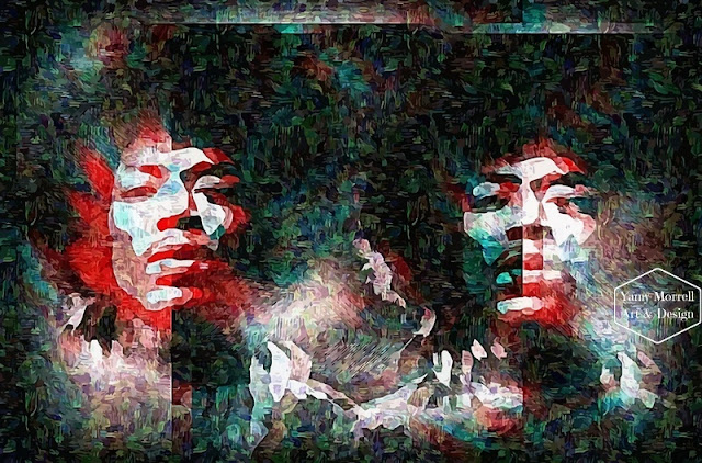 Jimi-Hendrix-impressionism-digital-art-by-yamy-morrell