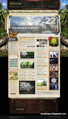 Ecolife - шаблон для Joomla 1.5