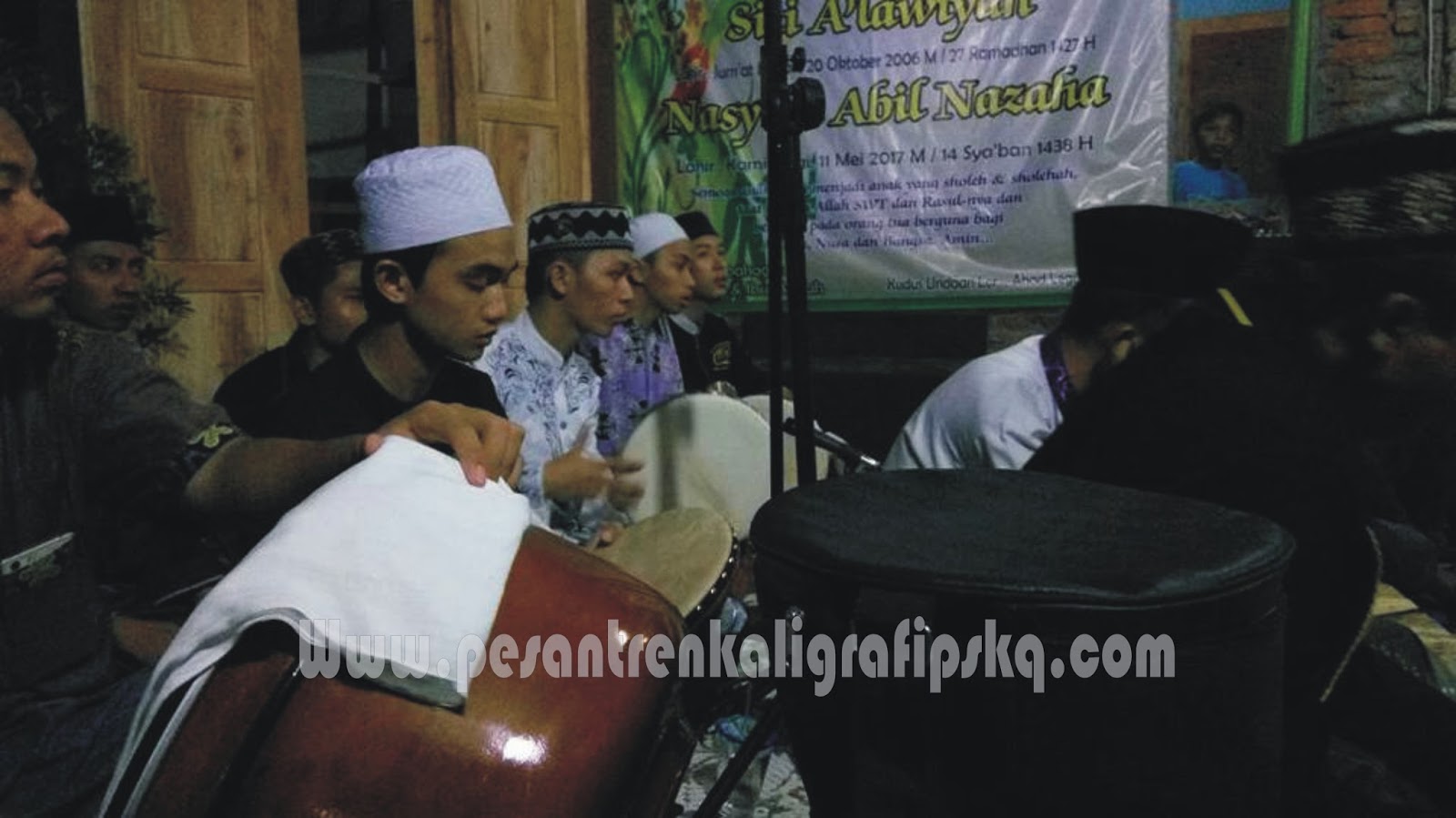 SANTRI PSKQ MODERN MENGISI ACARA WALIMATU AL AQIQAH DENGAN 