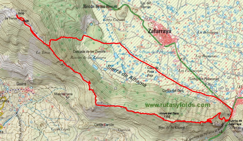 Sierra de Alhama: Puerto de Zafarraya - Hoyo del Toro - La Torca