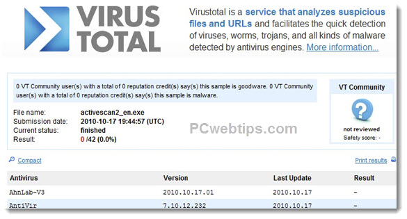 Top 10: Escanear/Detectar Virus y Analizar Archivos Online 