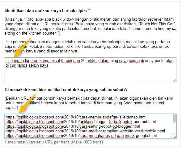 Cara Melaporkan Blog Copas Ke Google DMCA