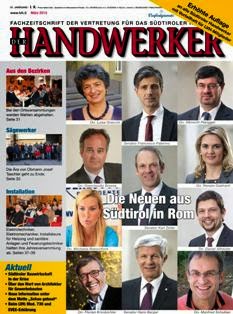 Der Handwerker - März 2013 | TRUE PDF | Mensile | Artigianato | Informazione Locale
Die Fachzeitschrift Der Handwerker  informiert monatlich über aktuelle wirtschaftspolitische Themen, über die Tätigkeit in den Bezirken und Berufsgruppen, über Aus- und Weiterbildung, Recht und Steuern.