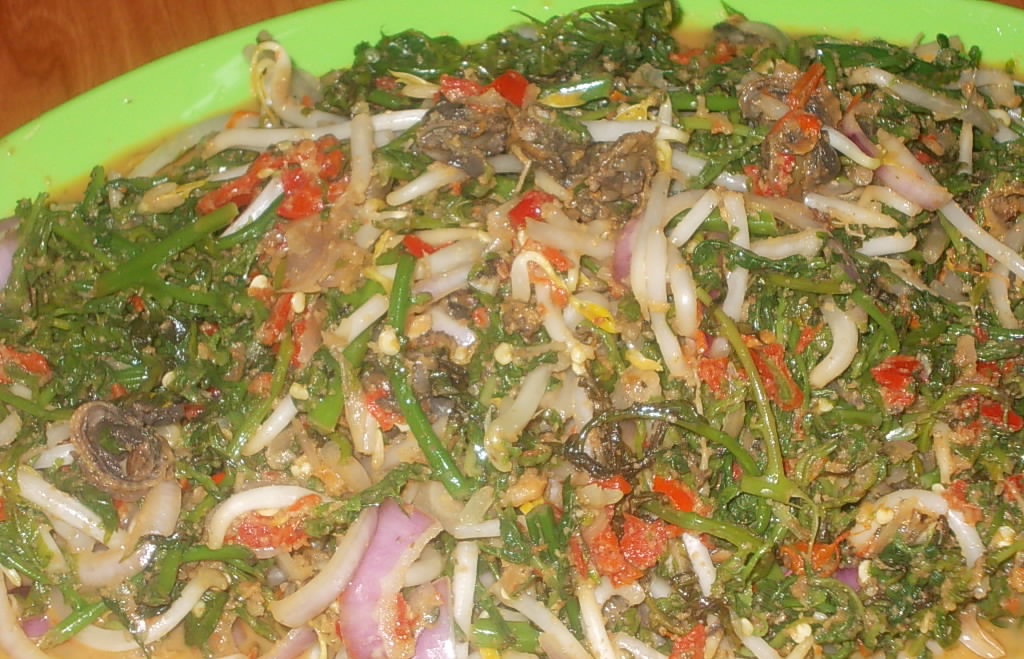 Dari Dapur Gua: Kerabu Pucuk Paku
