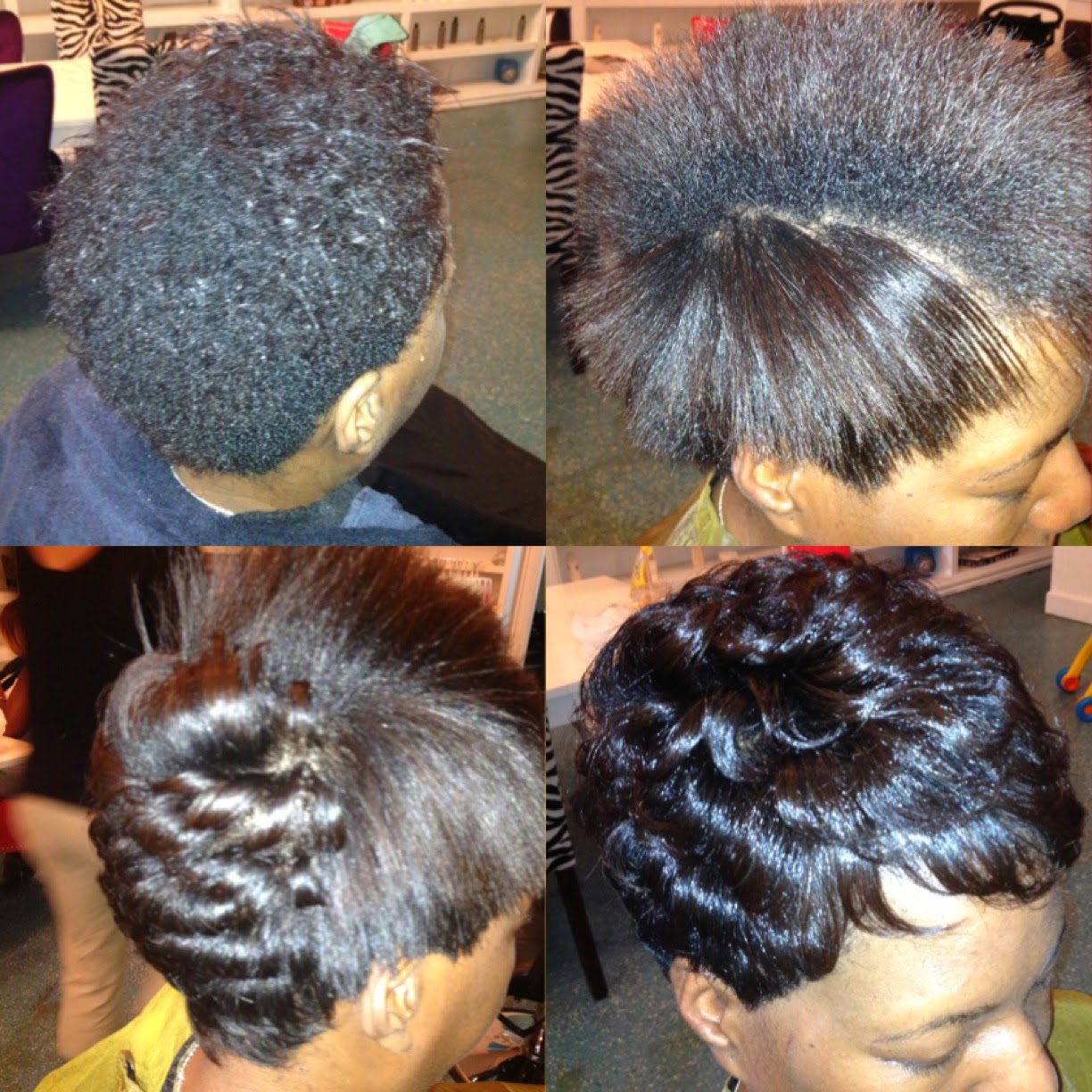 Robin D Groover NATURAL SHORT HAIR STYLES No Relaxer Needed