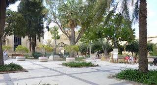 Upper Barrakka Gardens, La Valletta, Malta.