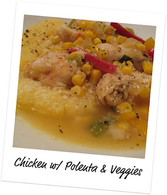 Chicken with Polenta & Veggies