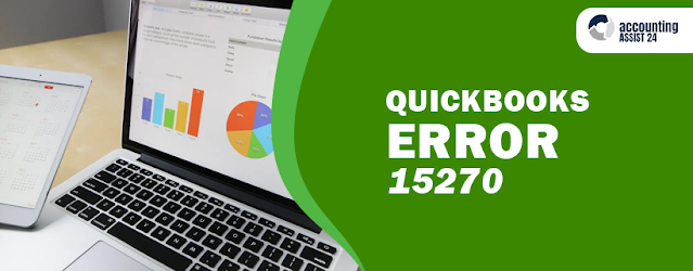 Fix QuickBooks Error Code 15270