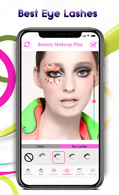 Eye Lashes Editor - Makeup Camera S8