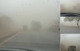 Strong dusty winds will blow in Karachi today