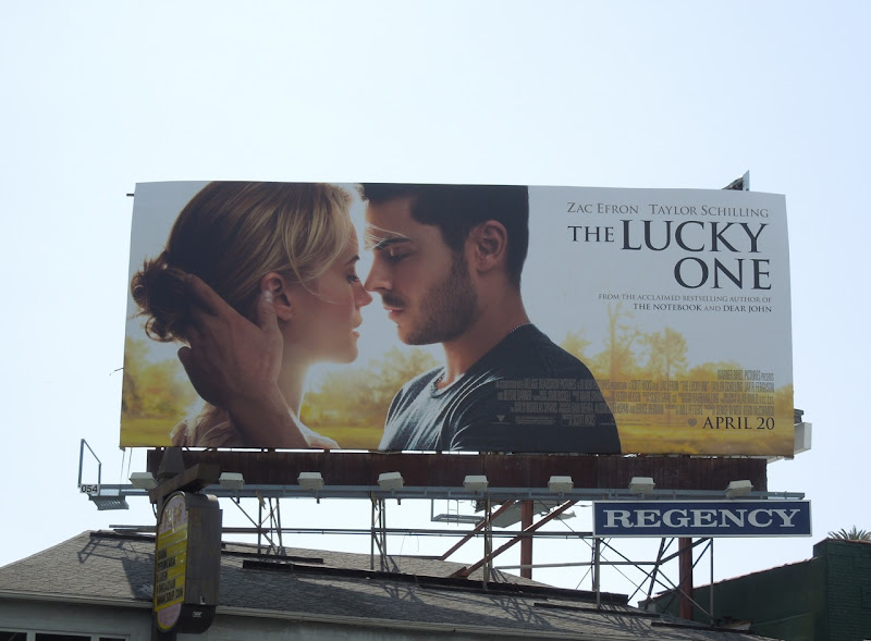 The Lucky One movie billboard