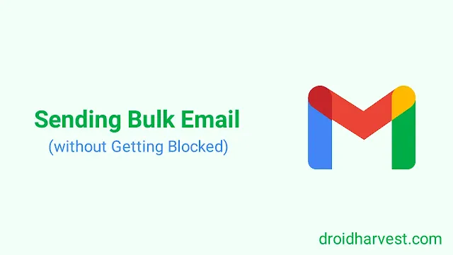 Gmail mass email