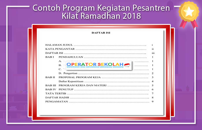 Program Pesantren Kilat Ramadhan 2018