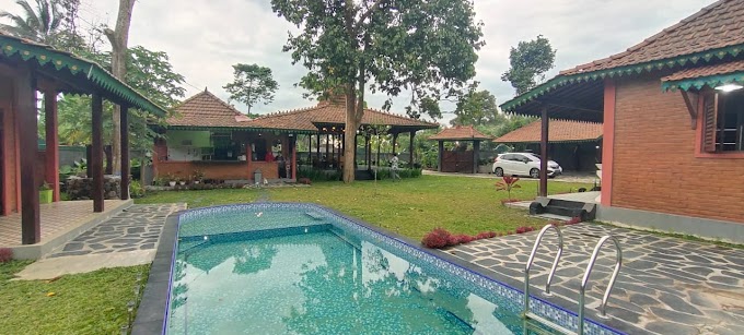 Rumah Joglo Etnik Jawa Luxury Elegant Kolam Renang di Turi Sleman