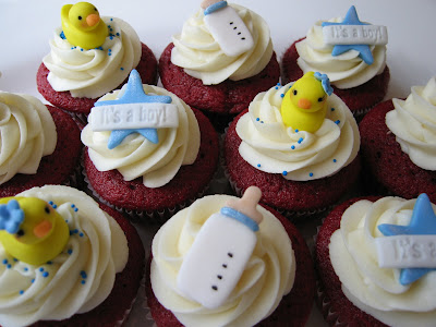 Baby Shower Cakes Columbus Ohio on Baby Shower Cupcakes With Fondant Duckies