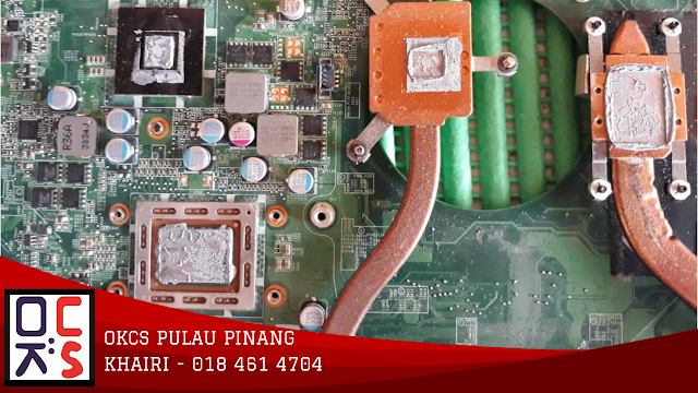 SOLVED : KEDAI REPAIR LAPTOP  OKCS PULAU PINANG | MASALAH LAPTOP CEPAT PANAS LAPTOP HP 14-102AXS