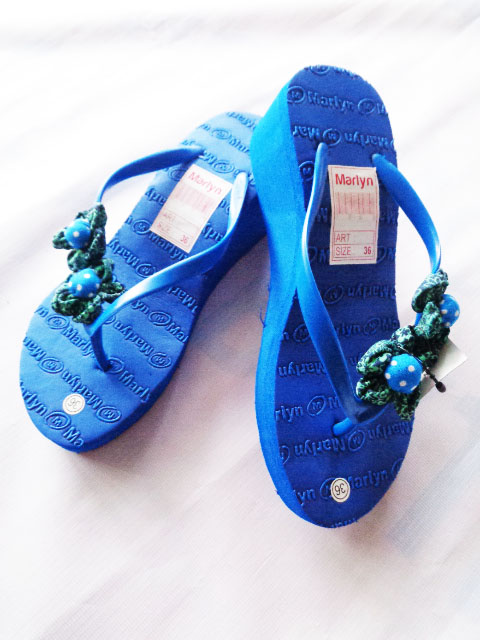  Sandal  Spon Japit Hak Tinggi  Marlyn Bunga Jual Sandal  