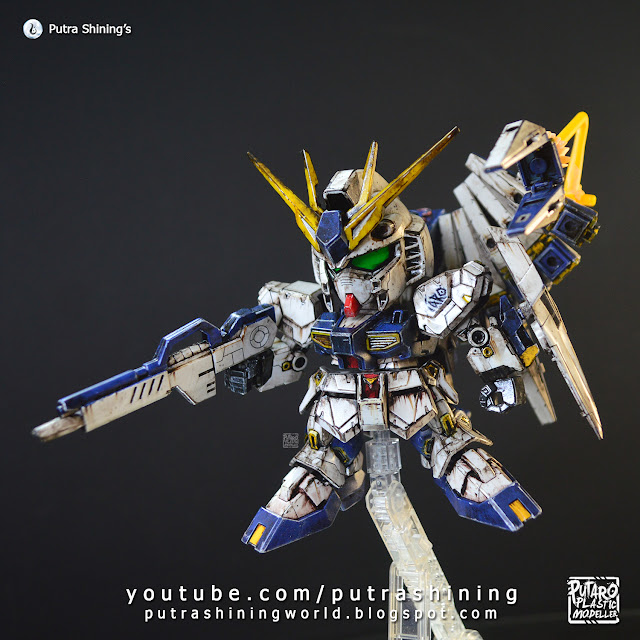 SD RX-93ff ν Gundam and Customize Weathering by Putra Shining