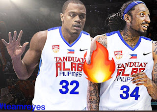  Justin Brownlee and Renaldo Balkman  Alab Pilipinas