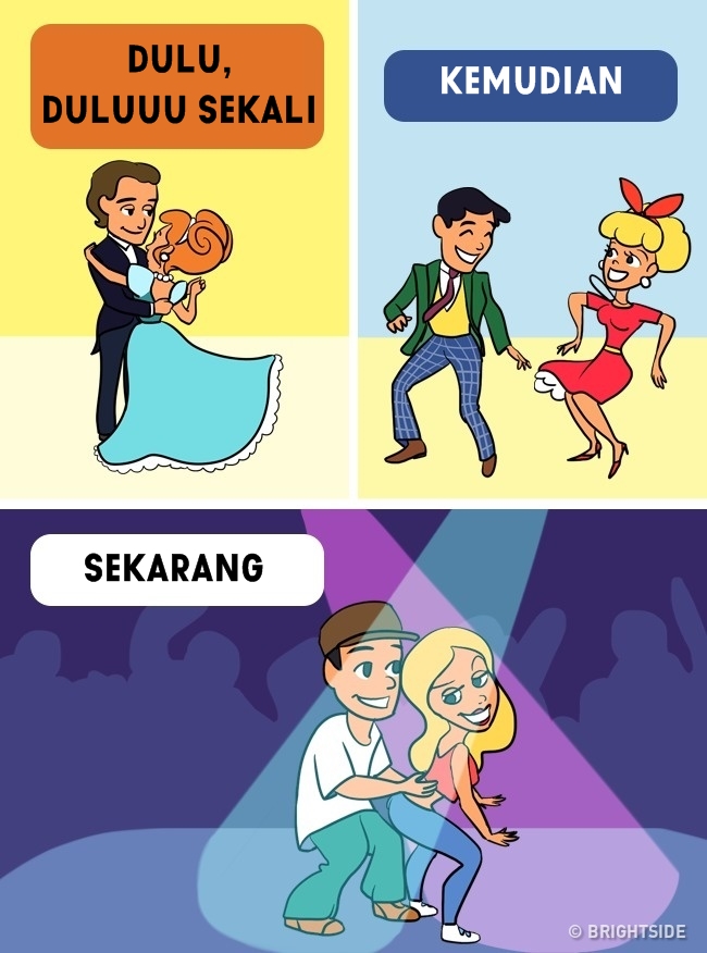 11 Meme Ilustrasi 'Dulu VS Sekarang' Ini Buktikan Gaya 