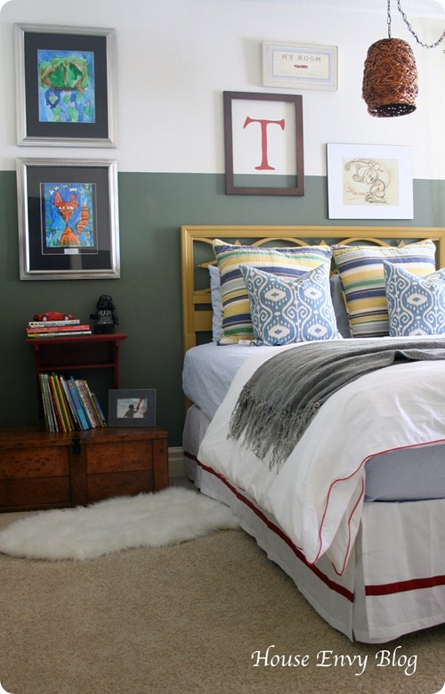 two tone wall