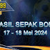 Hasil Pertandingan Sepak Bola 17 - 18 Mei 2024