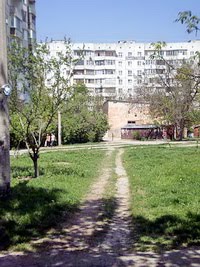 Старая дорога у 3-й школы в Симферополе