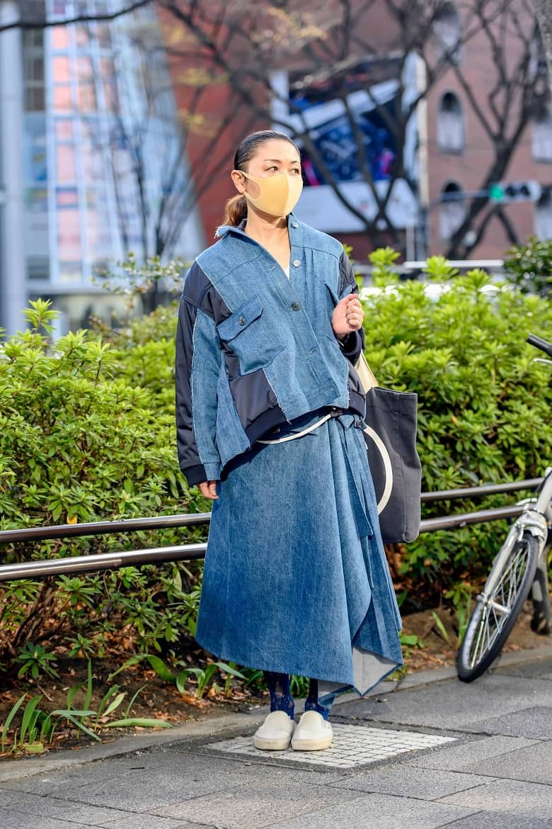 Tokyo Fashion Week Fall 2021 Street Styles