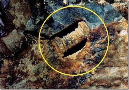 300 εκατ. ετών βίδα βρέθηκε μέσα σε πέτρα