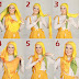 Warna Hijab Untuk Dres Yellow Gold