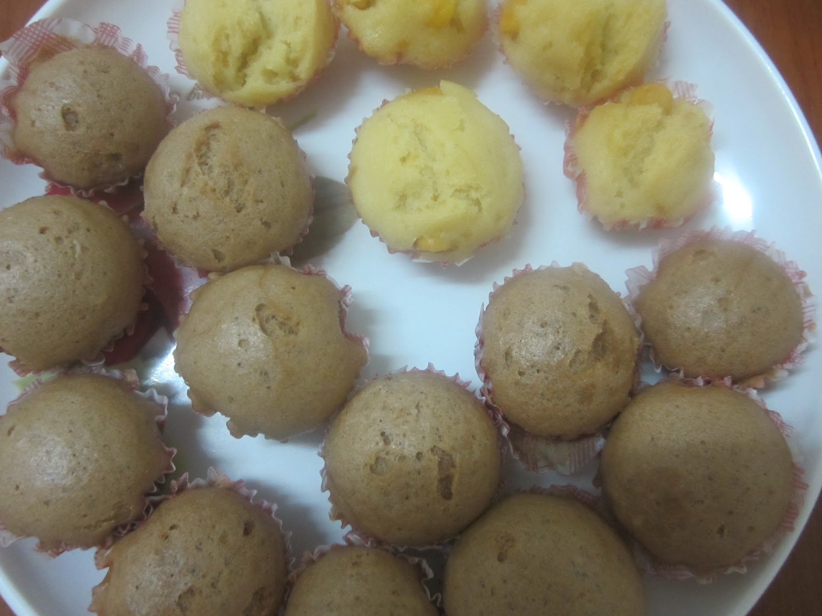 My Rainbow Sweet : cup cake kukus & muffin jagung kukus