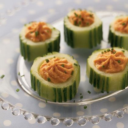 Holiday Cucumber Cups Recipe