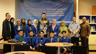 11 Mahasiswa Sampoerna University asal Padang Panjang ikuti Summer Program ke Amerika