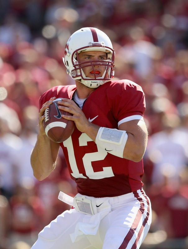 Andrew Luck is a quarterback for the University of Stanford